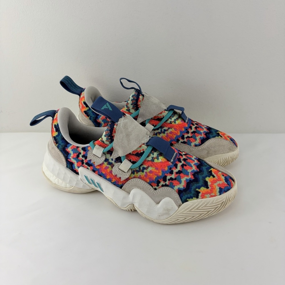 Adidas Trae Young 1 Men US 8 Multicolor Knit Basketball Shoes Sneakers